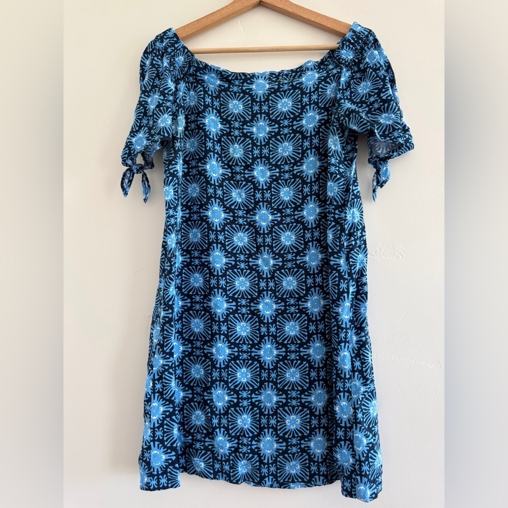 Escapada living Navy blue Floral casual sweet women Mini Dress size S